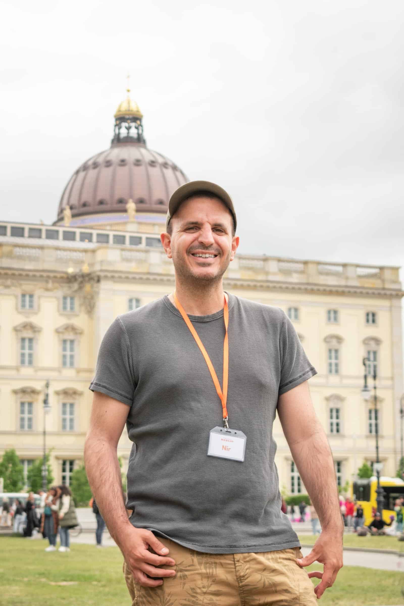 Nir Rosental is our taleted third reich and jewish history tour guide in Berlin